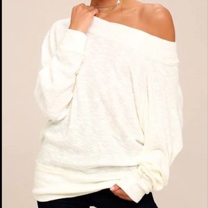 Free people off the shoulder top